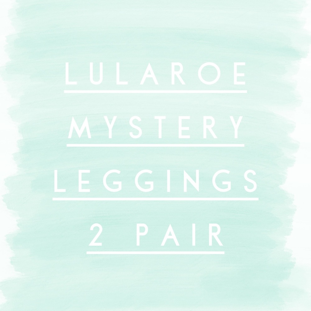 Lularoe Leggings Mystery Print